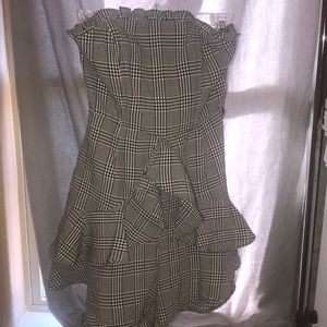 Black and white romper